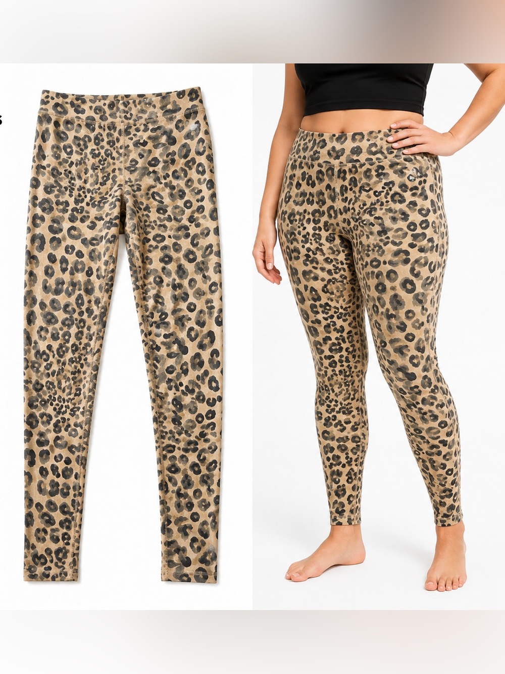 : Juicy Couture Leopard Print Leggings – Size XL